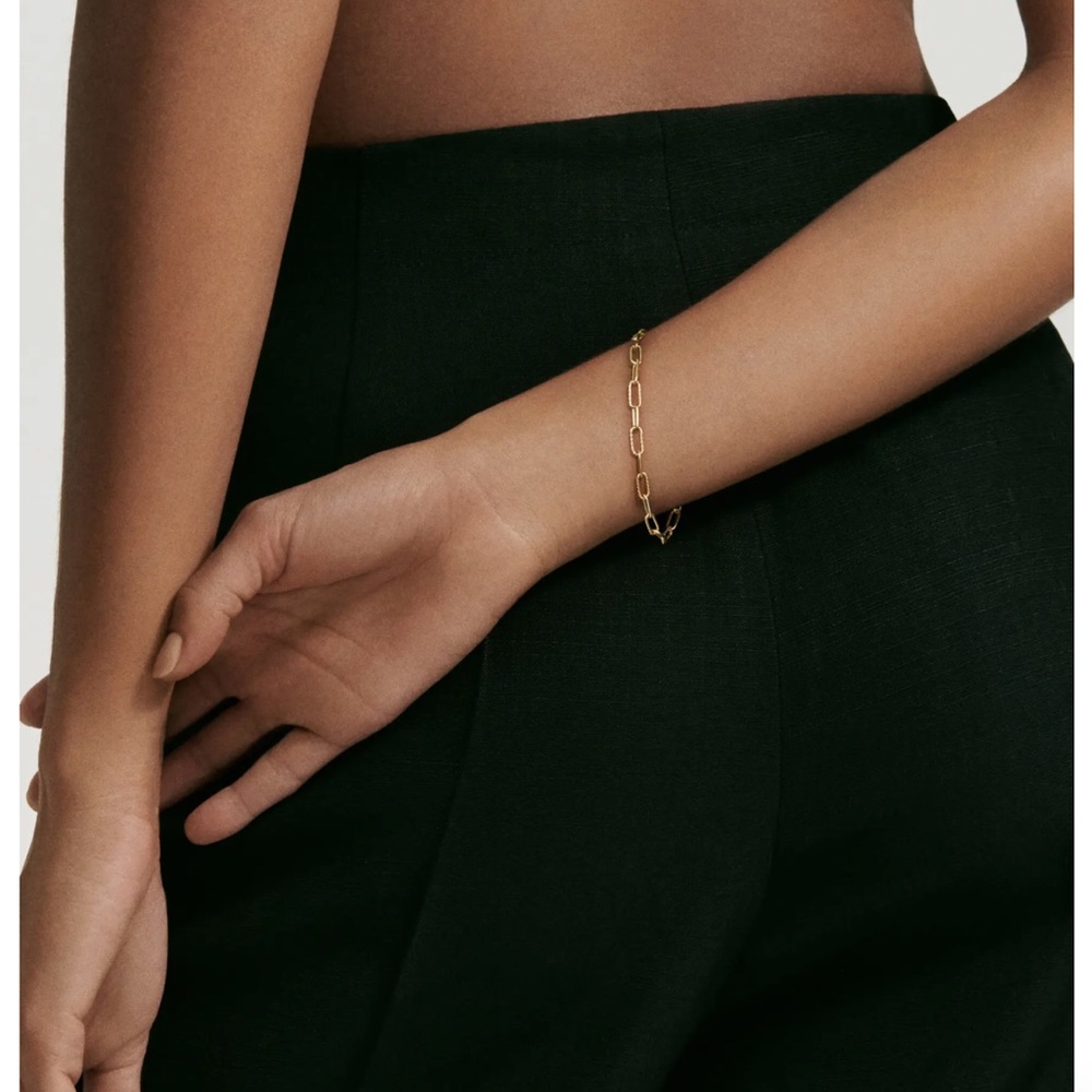 David Yurman 18k gold link bracelet